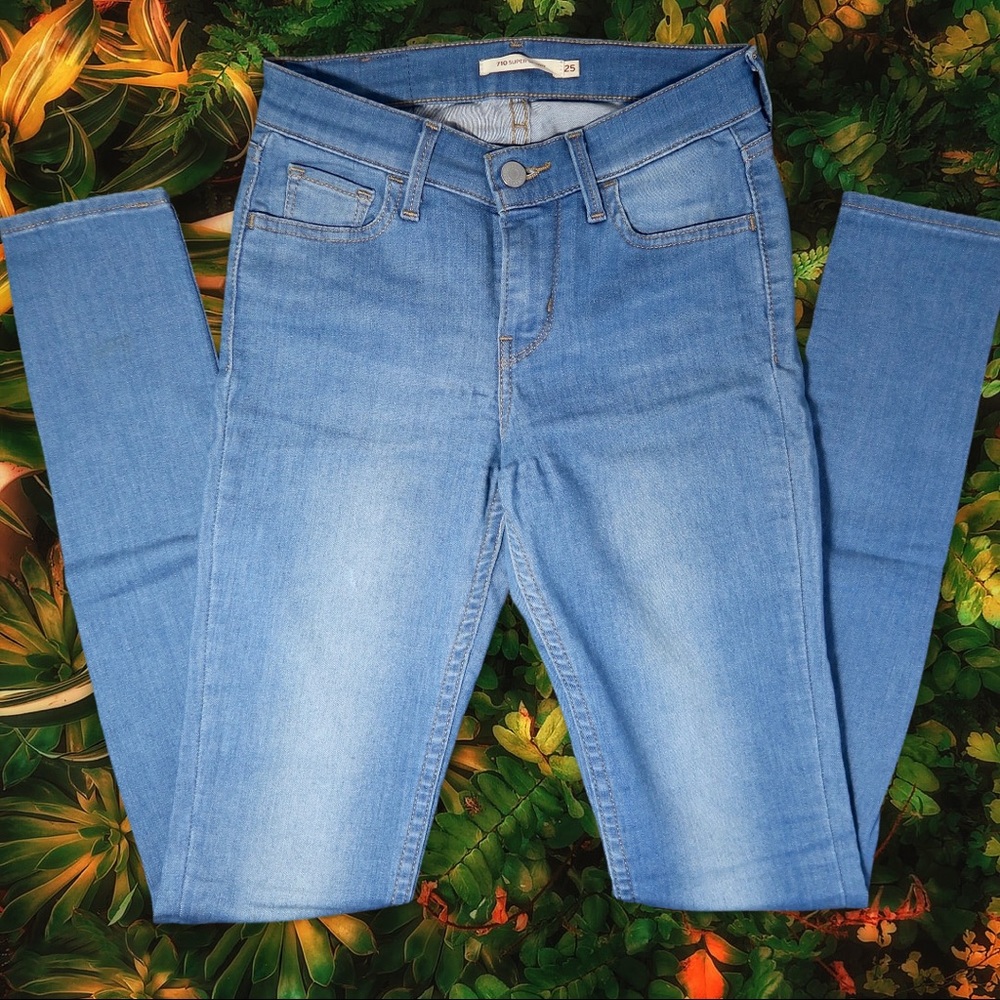 Levi’s 710 Super Skinny Jeans |Perfect Blue|Cotton